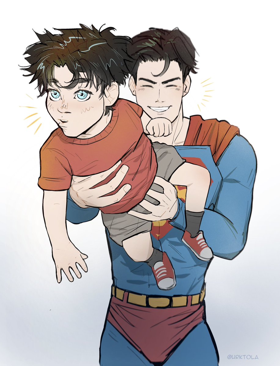 Urktola's tweet image. Clark and Jon😭😭😭🤲🤲🤲🤲🤲
#dc #Superman #jonathankent #ClarkKent #superfam