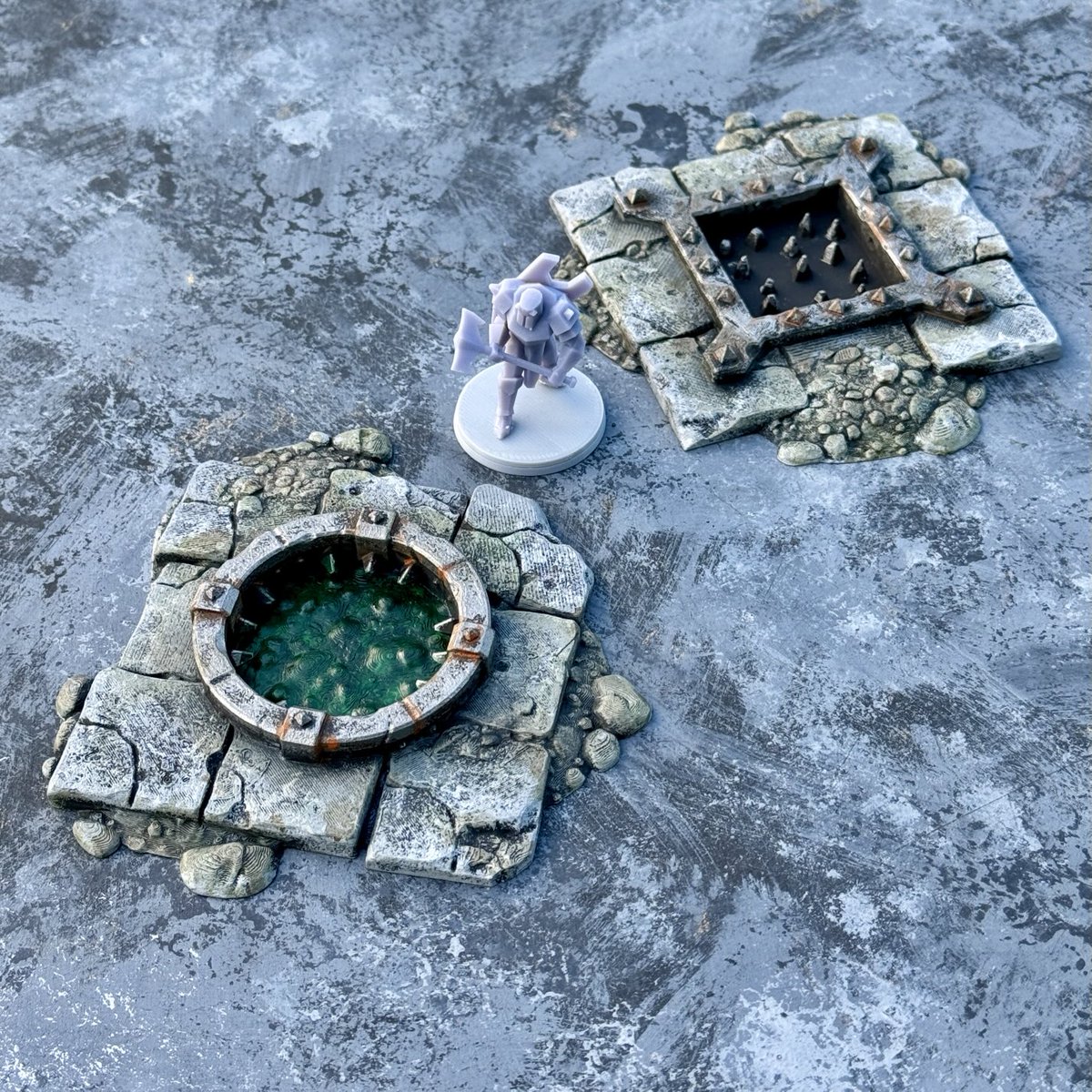 Dark_Fantastic's tweet image. Today’s random ‘memories’ picture - pit traps from Chaos Citadel!
