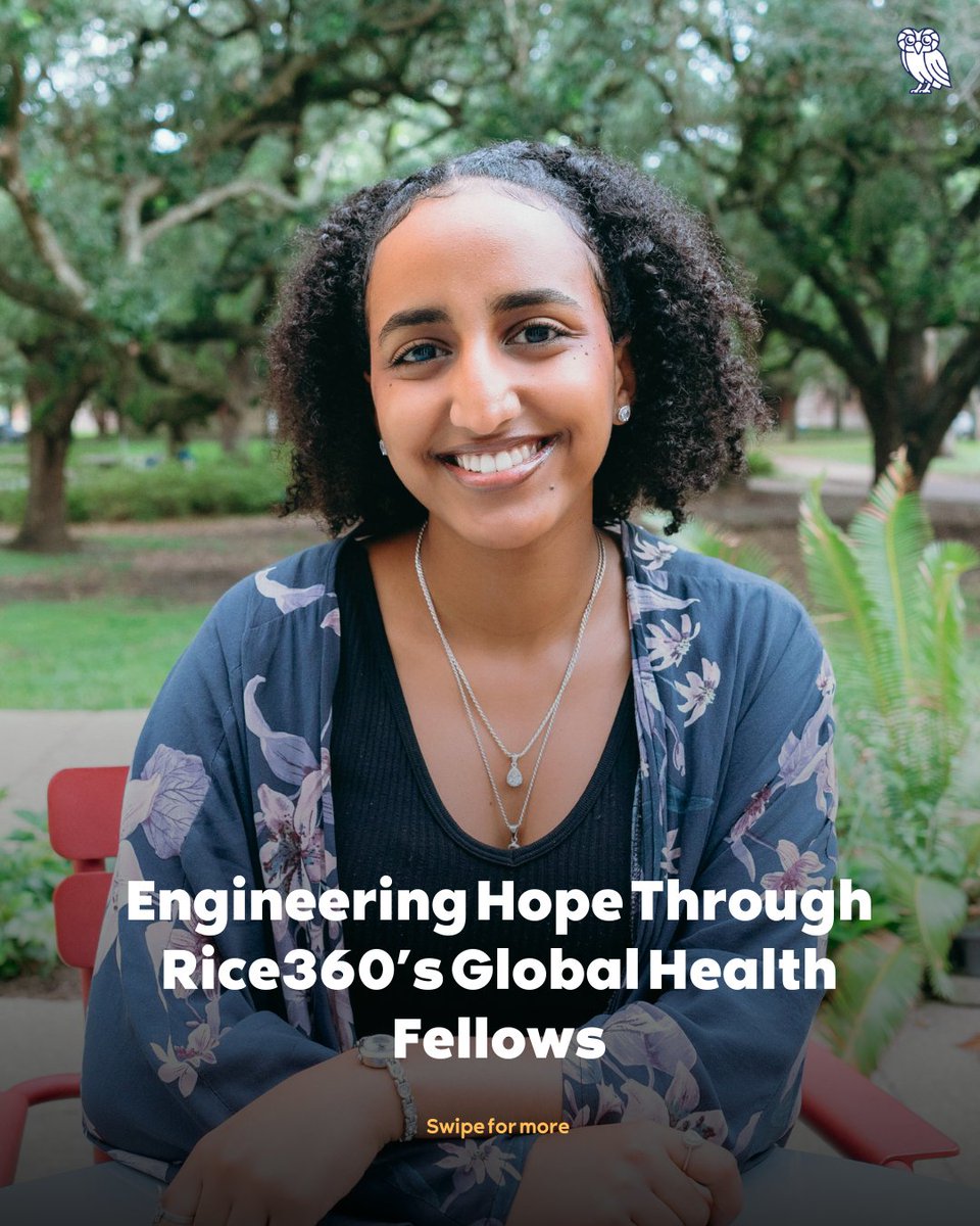 RiceUniversity's tweet image. Mary Seifu Tirfie is developing a neonatal suction device for hospitals in low-resource settings. As a Rice360 global health fellow, she’s engineering solutions where they’re needed most. bit.ly/3GGrJEl