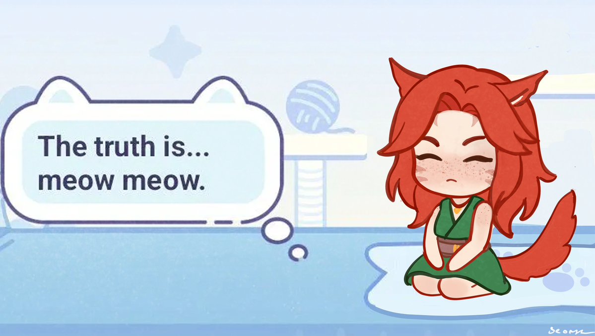 Searyn_'s tweet image. Wise miqo&apos;te of Sharlayan