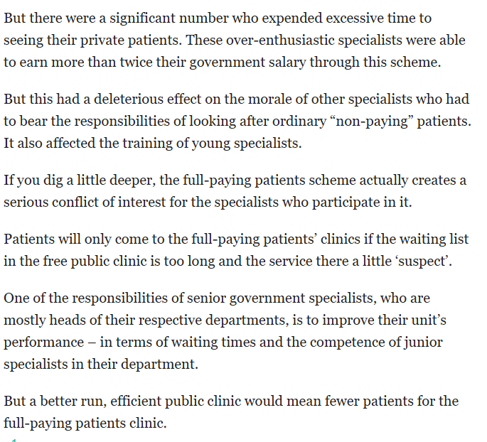 lemonisacha's tweet photo. They keep saying that this is an improved version of the current FPP scheme, but here are some of the concerns on why having a private clinic would cause unfairness to patients. KKM should release the internal audits on the current FPP schemes to see if it really benefits HCWs https://t.co/ov9wTim5OU