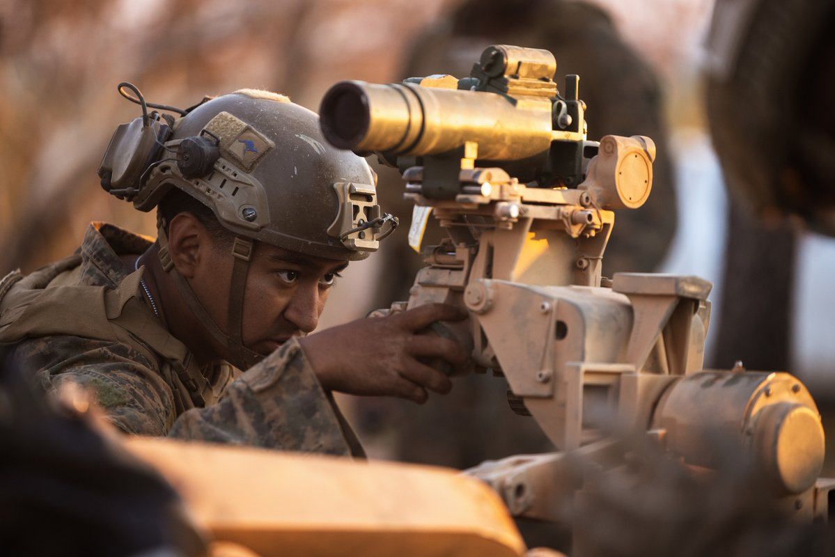 PacificMarines's tweet image. #PacificMarines with @MRFDarwin conduct a dry-fire run with an M777 towed 155 mm howitzer during #TalismanSabre25 in the Northern Territory, Australia, July 11, 2025.
📸: Cpl. Keegan Jones | @USMC
