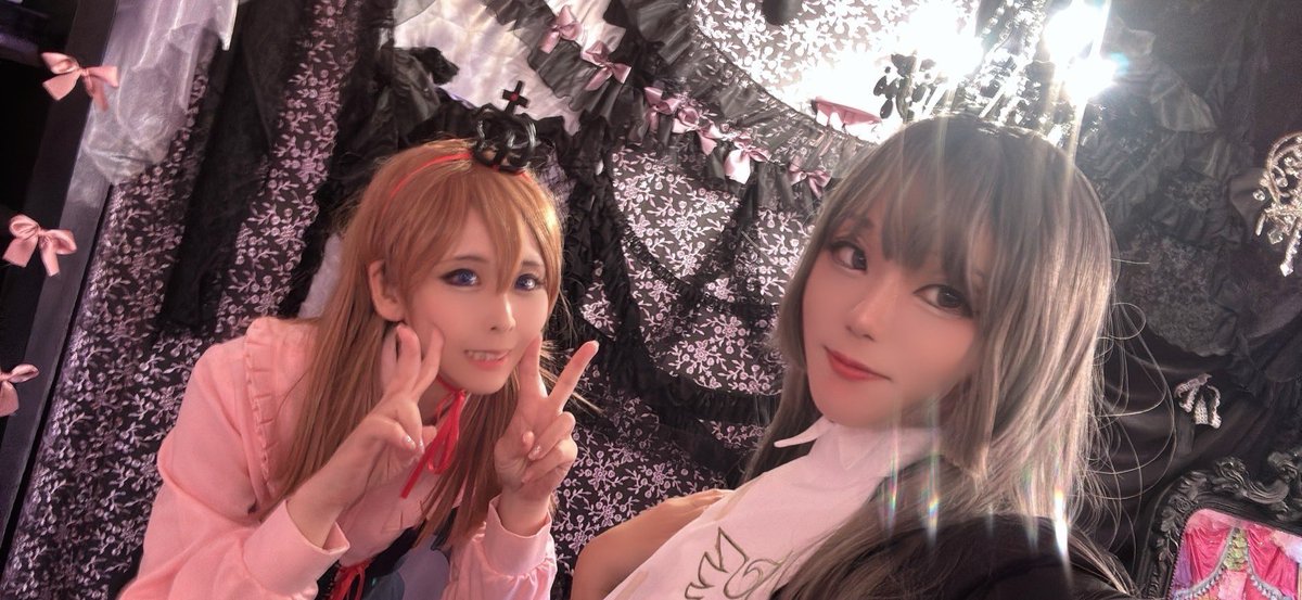 sonorama13's tweet image. リアタイ時から20年弱越しのドドドド本命、楼座と真里亞コスプレできて嬉しい……
#Umineko