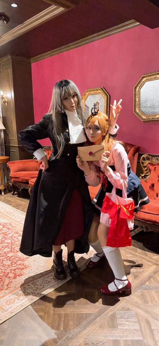 sonorama13's tweet image. リアタイ時から20年弱越しのドドドド本命、楼座と真里亞コスプレできて嬉しい……
#Umineko