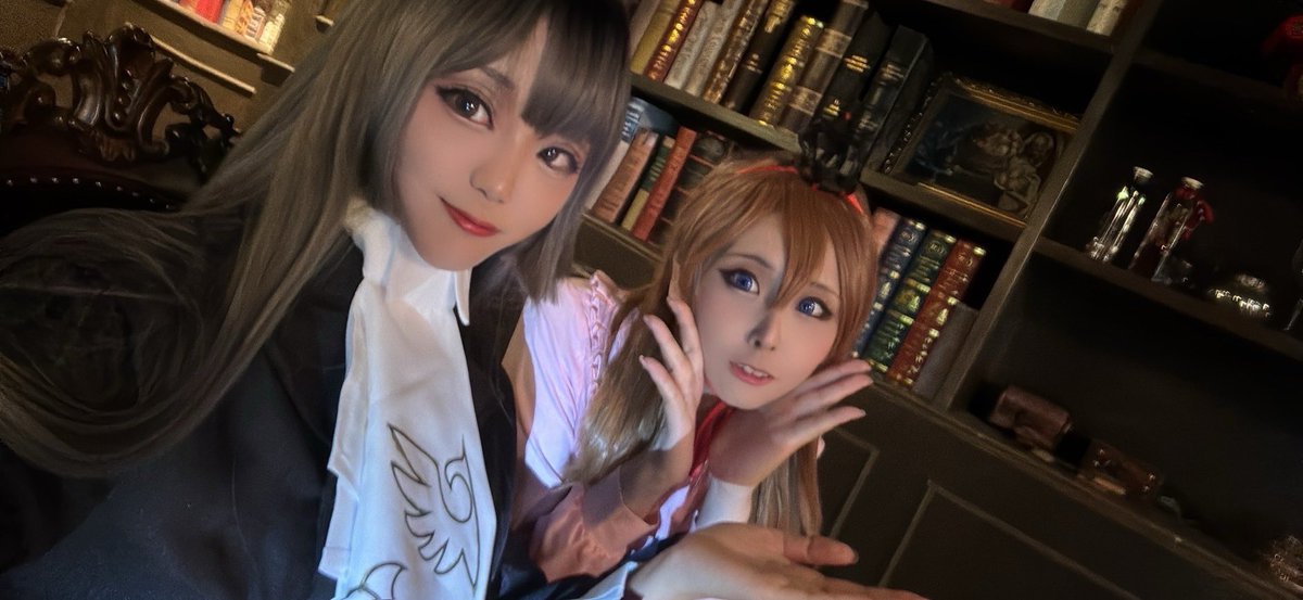 sonorama13's tweet image. リアタイ時から20年弱越しのドドドド本命、楼座と真里亞コスプレできて嬉しい……
#Umineko
