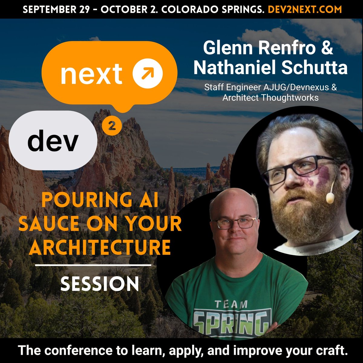 dev2next's tweet image. AI is the sauce, not the meal. Join @cppwfs & @ntschutta at dev2next to learn how architects can harness AI without letting it overwhelm systems—with guardrails, tradeoffs & clarity! 🤖
dev2next.com/speaker/364562…
🎟️ dev2next.com
💥Code JOIN-GLENNR-50OFF = discount!