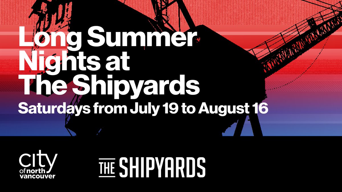 Long Summer Nights Concert Series is BACK this summer at The Shipyards  🎉 We’ve got a stellar lineup of local talent coming at you each week! Live music, food trucks, kid’s zone and beverage lounge, everything you need for a memorable summer night. cnv.org/LongSummerNigh…