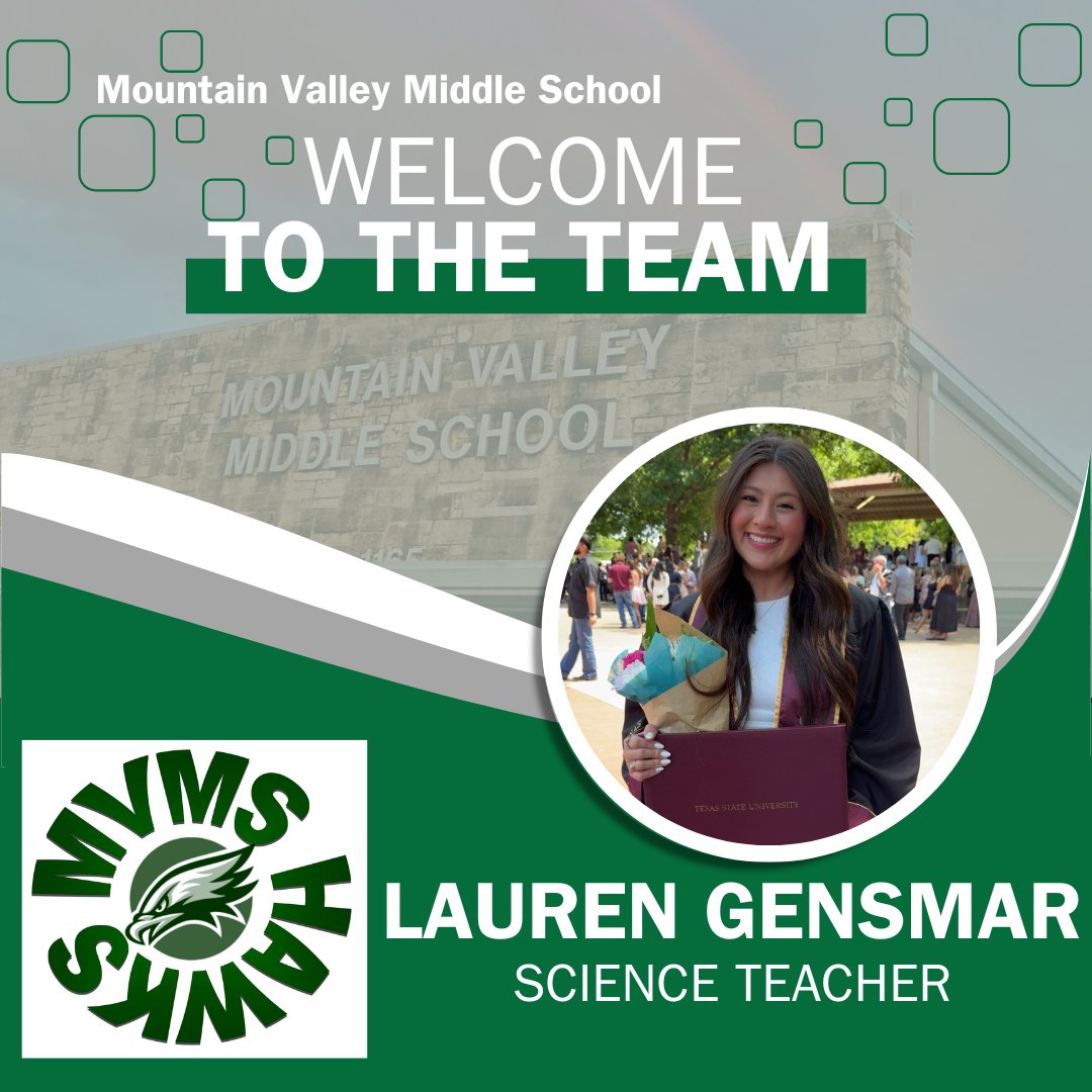 Mountain Valley Middle School (@mvms_thehawkway) on Twitter photo Welcome to Mountain Valley Middle School!!ππ€Go HAWKS!!!! #TheHawkWay #HawkNation
<a href="/PrincipalHigby/">Alex Higby</a> @cisdMiddle <a href="/MtValleyMcKenna/">Sarah McKenna</a>
<a href="/MtValleyZach/">Keely Zach</a> <a href="/mvms_athletics/">MVMS Boys Athletics</a> <a href="/girls_mvms/">MVMS Girls Athletics</a>
<a href="/cisdnews/">Comal ISD</a> <a href="/AmaroCoach/">Coach Amaro</a> <a href="/jycisd3/">Jason York</a> <a href="/ColleenSturm/">Colleen Sturm</a> Welcome to Mountain Valley Middle School!!ππ€Go HAWKS!!!! #TheHawkWay #HawkNation
<a href="/PrincipalHigby/">Alex Higby</a> @cisdMiddle <a href="/MtValleyMcKenna/">Sarah McKenna</a>
<a href="/MtValleyZach/">Keely Zach</a> <a href="/mvms_athletics/">MVMS Boys Athletics</a> <a href="/girls_mvms/">MVMS Girls Athletics</a>
<a href="/cisdnews/">Comal ISD</a> <a href="/AmaroCoach/">Coach Amaro</a> <a href="/jycisd3/">Jason York</a> <a href="/ColleenSturm/">Colleen Sturm</a>