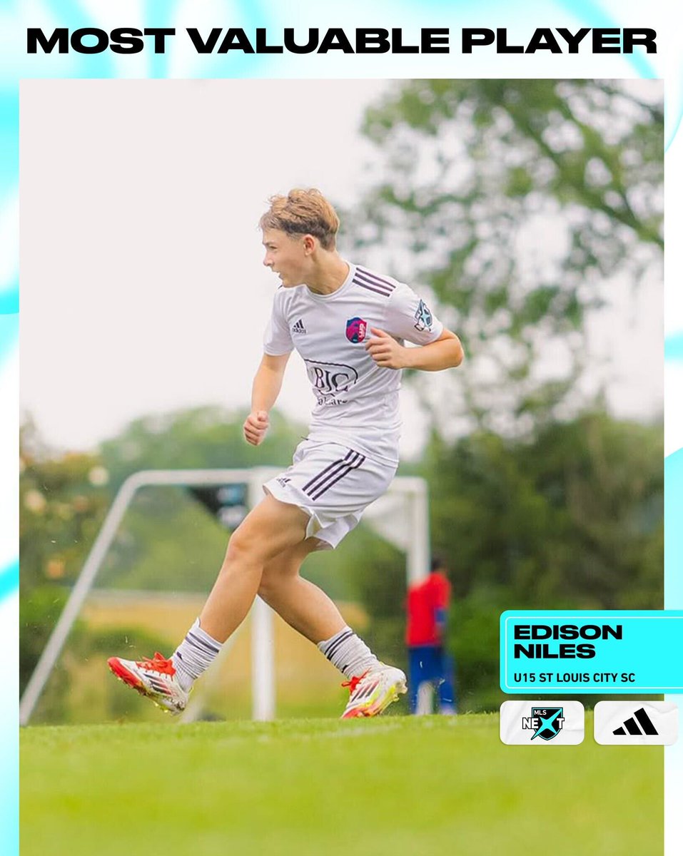 𝐒𝐓𝐀𝐑𝐁𝐎𝐘 🌟💫✨

Eddie Niles has been named the 2024-25 @mlsnext U15 MVP 👏