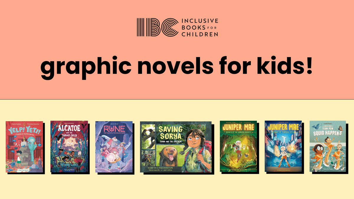 ibc_reads's tweet image. 🗯️ Graphic novels are more than fun — they build real reading skills!
We’ve picked 7 inclusive, visually engaging reads for ages 6+ 📚🎨
Perfect for reluctant readers, comic lovers & future bookworms.
Shop the list: inclusivebooksforchildren.org/collections/be…