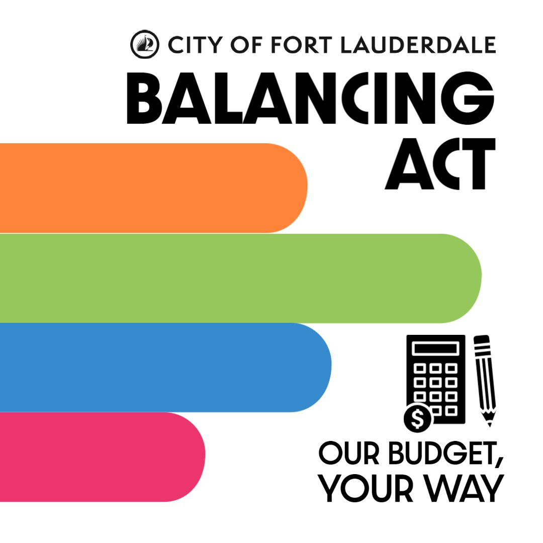 FTLCityNews's tweet image. How would YOU balance the Fort Lauderdale budget? 💸 Try Balancing Act, an interactive tool that lets you adjust funding and share your priorities for FY 2026. Be sure to hit submit so your input reaches our team! 👉 ftlcity.info/fy26budget #FTLBudget