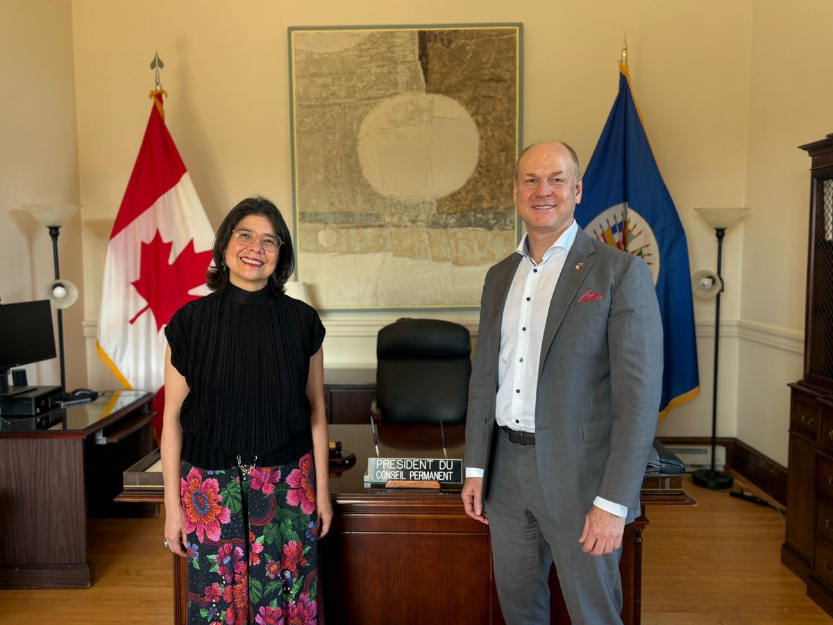 CIDH - IACHR (@cidh) on Twitter photo The #IACHR Executive Secretary, <a href="/TaniaReneaum/">Tania Reneaum Panszi</a>, met with the President of the <a href="/OAS_official/">OAS</a> <a href="/CP_OEA/">Consejo Permanente - OEA / OAS - Permanent Council</a>, Ambassador Stuart Savage of <a href="/CanadaOAS/">Canada at the OAS</a>. During the meeting, they discussed the regional #HumanRights agenda and the IACHR’s priorities. The #IACHR Executive Secretary, <a href="/TaniaReneaum/">Tania Reneaum Panszi</a>, met with the President of the <a href="/OAS_official/">OAS</a> <a href="/CP_OEA/">Consejo Permanente - OEA / OAS - Permanent Council</a>, Ambassador Stuart Savage of <a href="/CanadaOAS/">Canada at the OAS</a>. During the meeting, they discussed the regional #HumanRights agenda and the IACHR’s priorities.