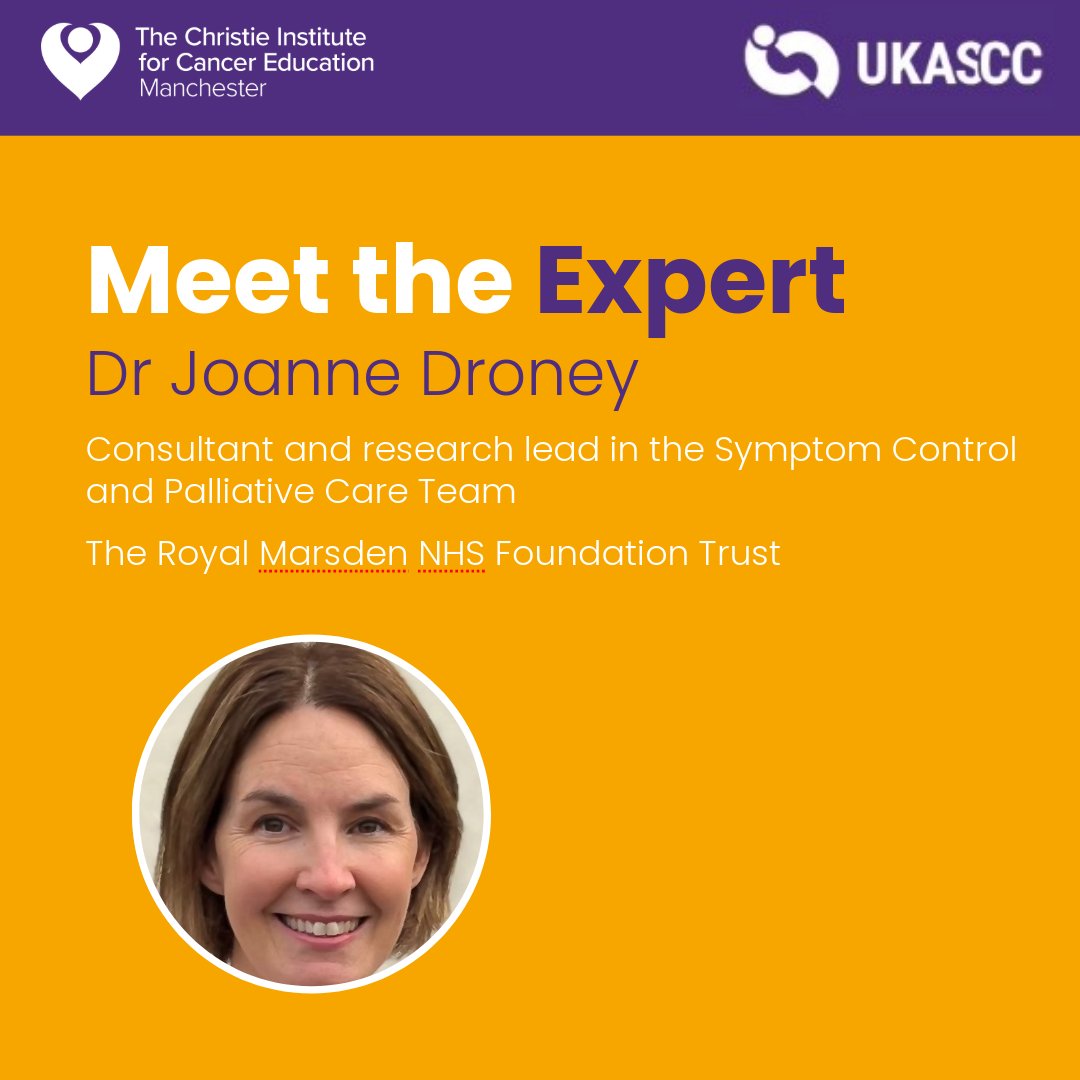 Meet Dr Joanne Droney, palliative care expert at <a href="/royalmarsdenNHS/">The Royal Marsden NHS Foundation Trust</a>, leading early care models for cancer patients.
She’ll be at #UKASCC2025 in Manchester
🔗Book now: ow.ly/Gram50Wrl7h
#Oncology #PalliativeCare #SupportiveOncology
<a href="/bermandr2/">Richard Berman</a> <a href="/ash375/">Ashique Ahamed</a>
