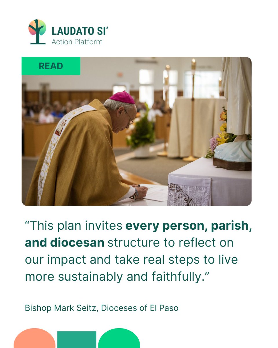 LAUDATO SI’ ACTION PLATFORM (@lsap_eng) on Twitter photo In the Texas desert, <a href="/elpasodiocese/">The Catholic Diocese of El Paso</a> is turning faith into action. 🌵
From green space restoration to youth leadership, their Laudato Si’ journey is a model for the Church today.
👉 Read more: bit.ly/ELPasoLaudato In the Texas desert, <a href="/elpasodiocese/">The Catholic Diocese of El Paso</a> is turning faith into action. 🌵
From green space restoration to youth leadership, their Laudato Si’ journey is a model for the Church today.
👉 Read more: bit.ly/ELPasoLaudato