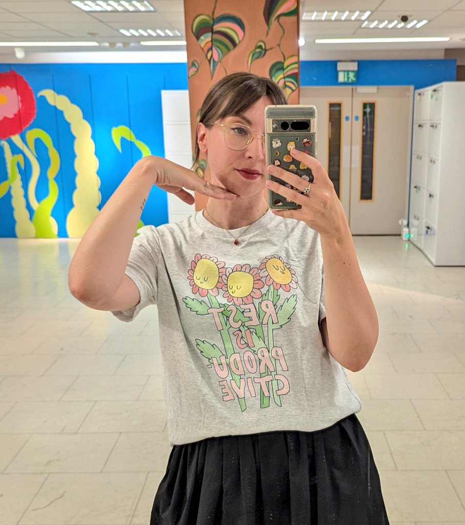 thesadghostclub's tweet image. 🌼rest is productive🌼 tee for cute guys who need the reminder (me included) - thesadghostclub.com