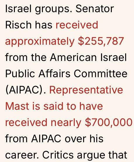 Those American politicians who say we’re anti-Semites.