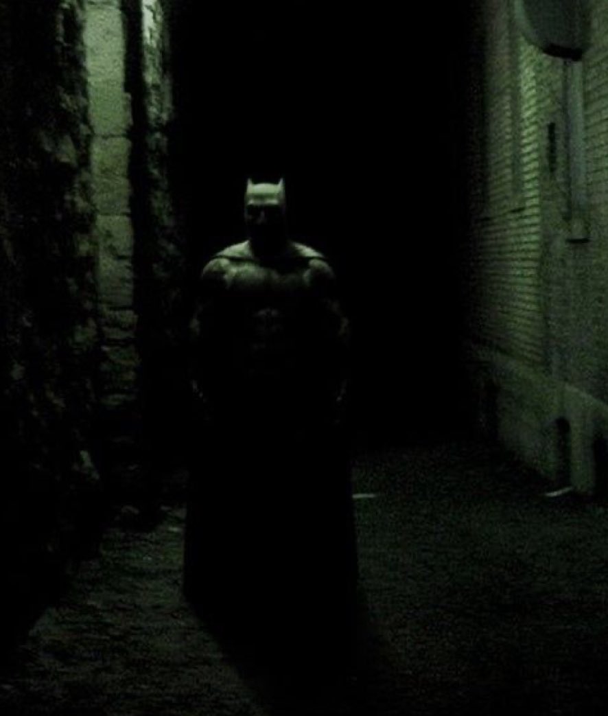 Shifumaster11's tweet image. I feel like people generally forget how scary Batman actually is
