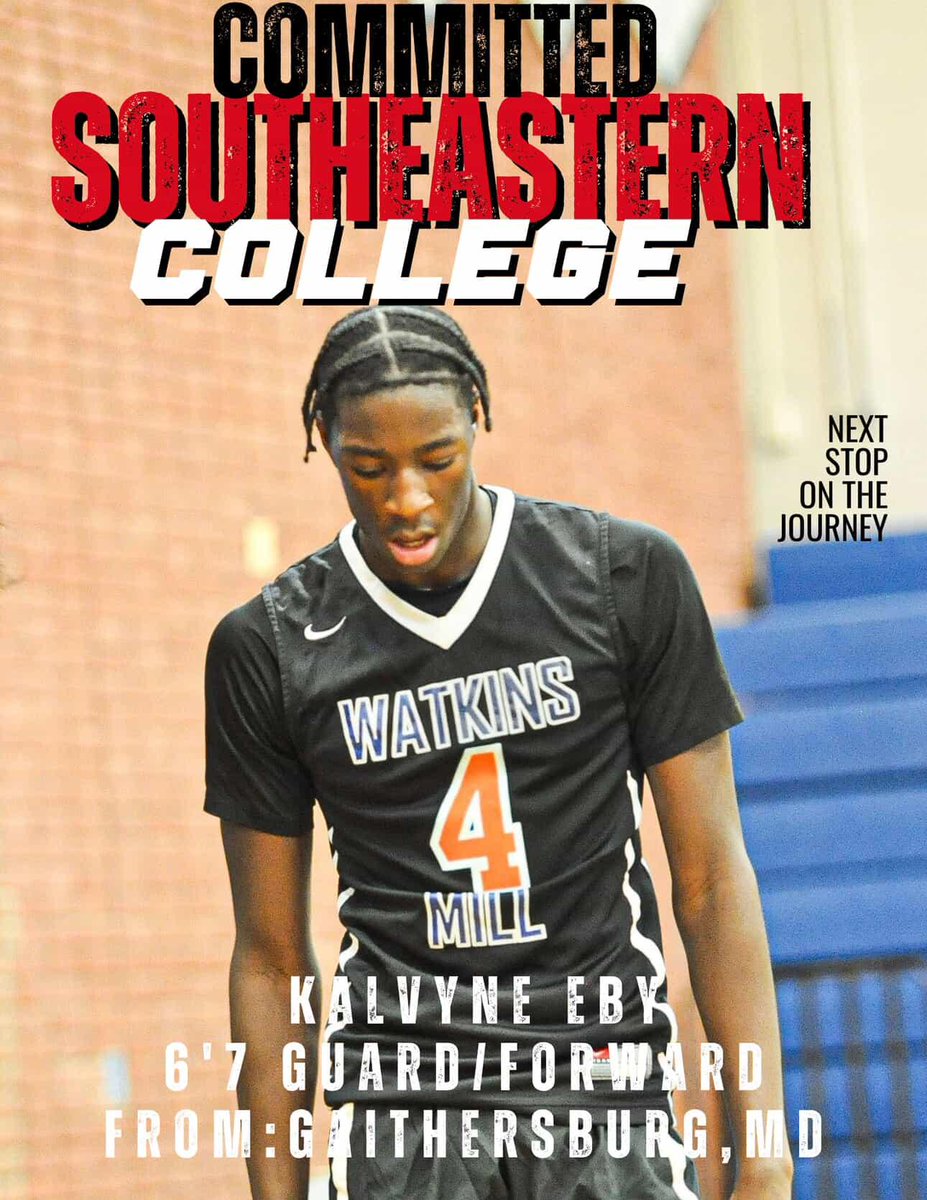 Please welcome our latest commitment Kalvyne Eby. Kalvyne comes to us as a freshman, 6'7" Shooting forward from Gaithersburg,MD.  Welcome to the Blackhawk family Kalvyne🏀🔥👊❤️🖤