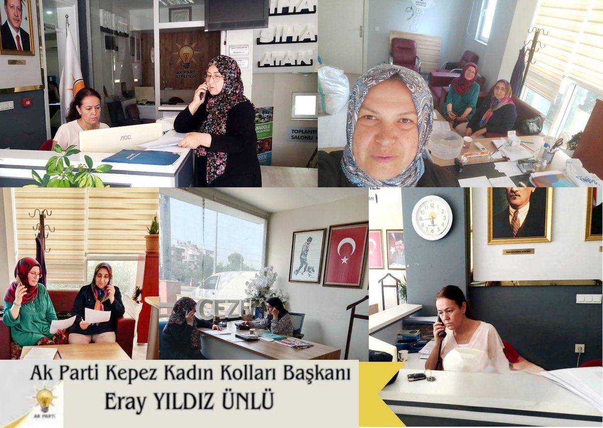 📍Kepez İlçe Başkanlığı 

Kadın Kolları başkanımız Sn.Eray Yıldız Ünlü ve yönetimi ile birlikte, mahalle üye çalışmaları gerçekleştirmek için aramalara devam ediyoruz...

📌Ülkemiz için,milletimize Kepezimiz'e hizmet sevdasıyla var gücümüzle çalışmaya devam edeceğiz.