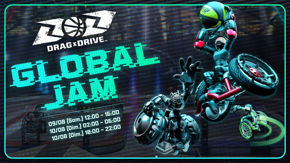 N_Difference's tweet image. Drag x Drive : l’événement Global Jam disponible le week-end du 9 et 10 août avec un abonnement au service Nintendo Switch Online
▶︎ nintendo-difference.com/news/drag-x-dr…
#DragxDrive #NintendoSwitch2