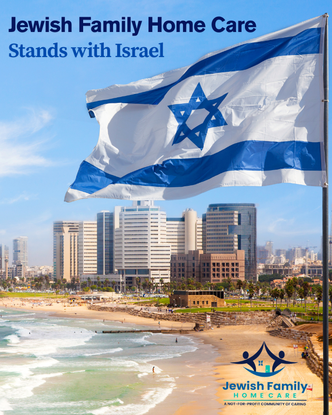 JFHomeCare's tweet image. We hope for calm, strength, and safety for the people of Israel. Jewish Family Home Care stands in support and sends our heartfelt thoughts to all impacted.