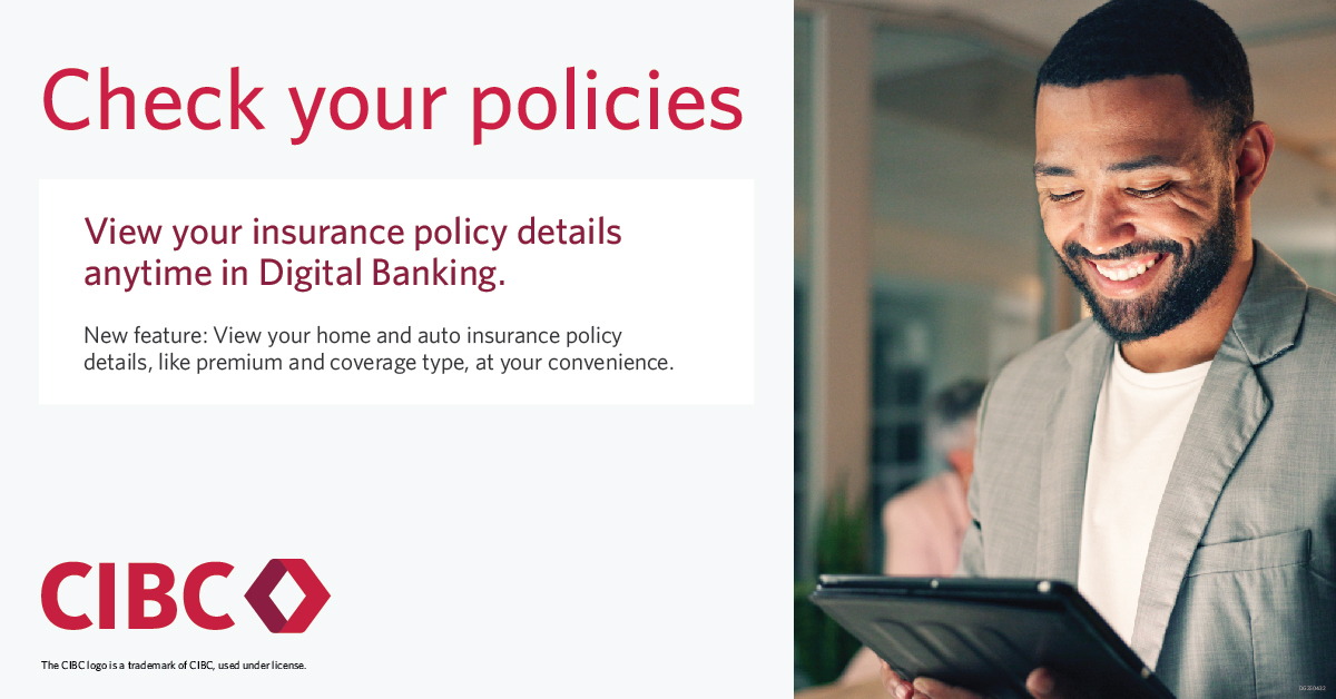 Your home and auto insurance policy details are now visible in Online Banking and our Mobile App.

Log in to view your premium, due date and coverage type.

Digital banking convenience at your fingertips!