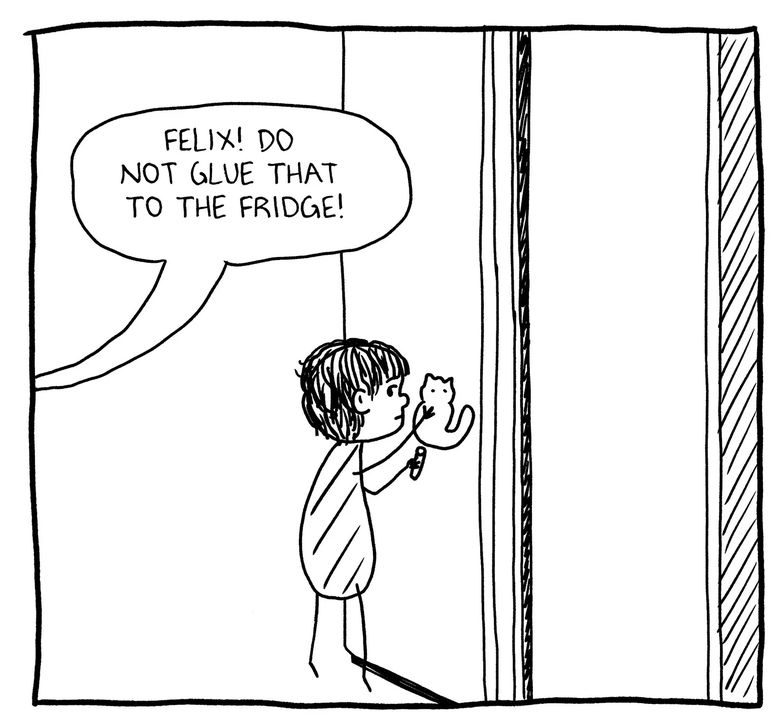 newyorkerhumor's tweet image. Many parenting “experts” discourage the overuse of the word “no,” but what they don’t tell you is that someday your sweet little baby will be a three-year-old. Read a comic by Julia Wertz: newyorkercartoons.visitlink.me/lNP5Cj