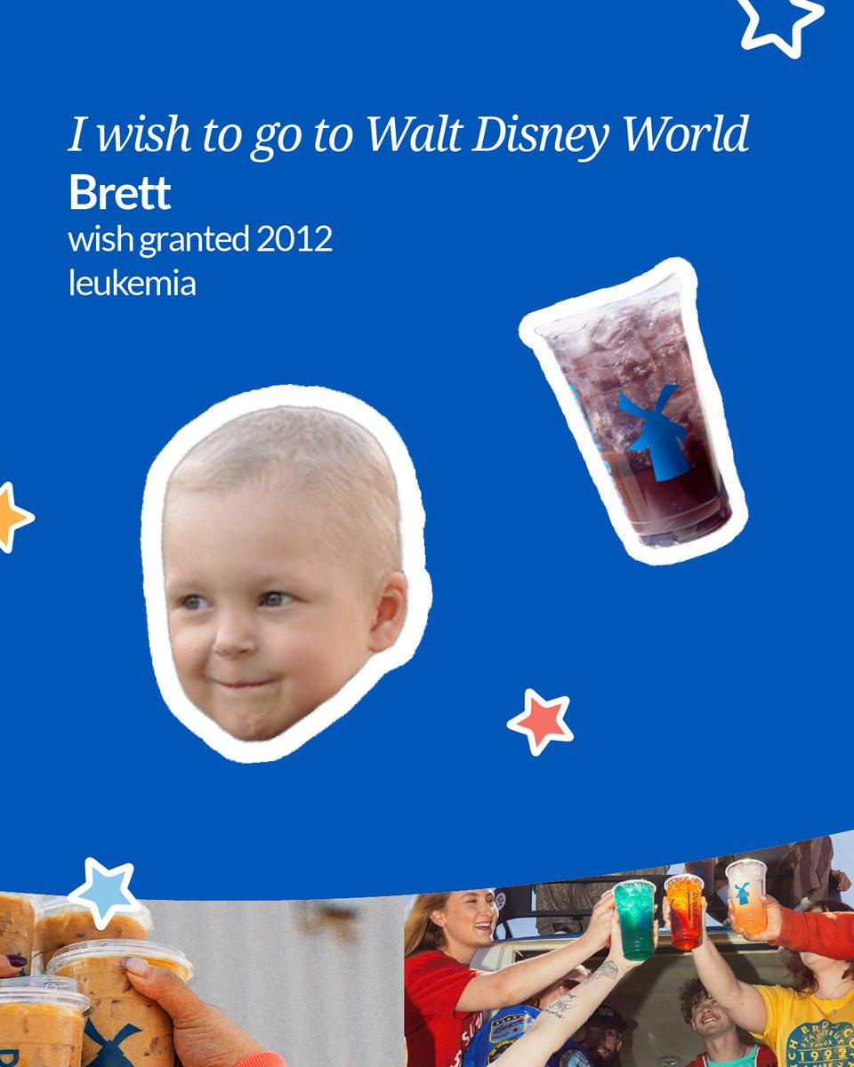 Make-A-Wish Arizona (@makeawishaz) on Twitter photo From Frosts to Rebels, our Wish Kids have great taste. 😋 Tomorrow, Friday, July 19, treat yourself to <a href="/DutchBrosCoffee/">Dutch Bros. Coffee</a> and help grant wishes! 🌟 $1 from every drink sold at participating locations will help bring hope to Arizona kids facing critical illnesses. From Frosts to Rebels, our Wish Kids have great taste. 😋 Tomorrow, Friday, July 19, treat yourself to <a href="/DutchBrosCoffee/">Dutch Bros. Coffee</a> and help grant wishes! 🌟 $1 from every drink sold at participating locations will help bring hope to Arizona kids facing critical illnesses.