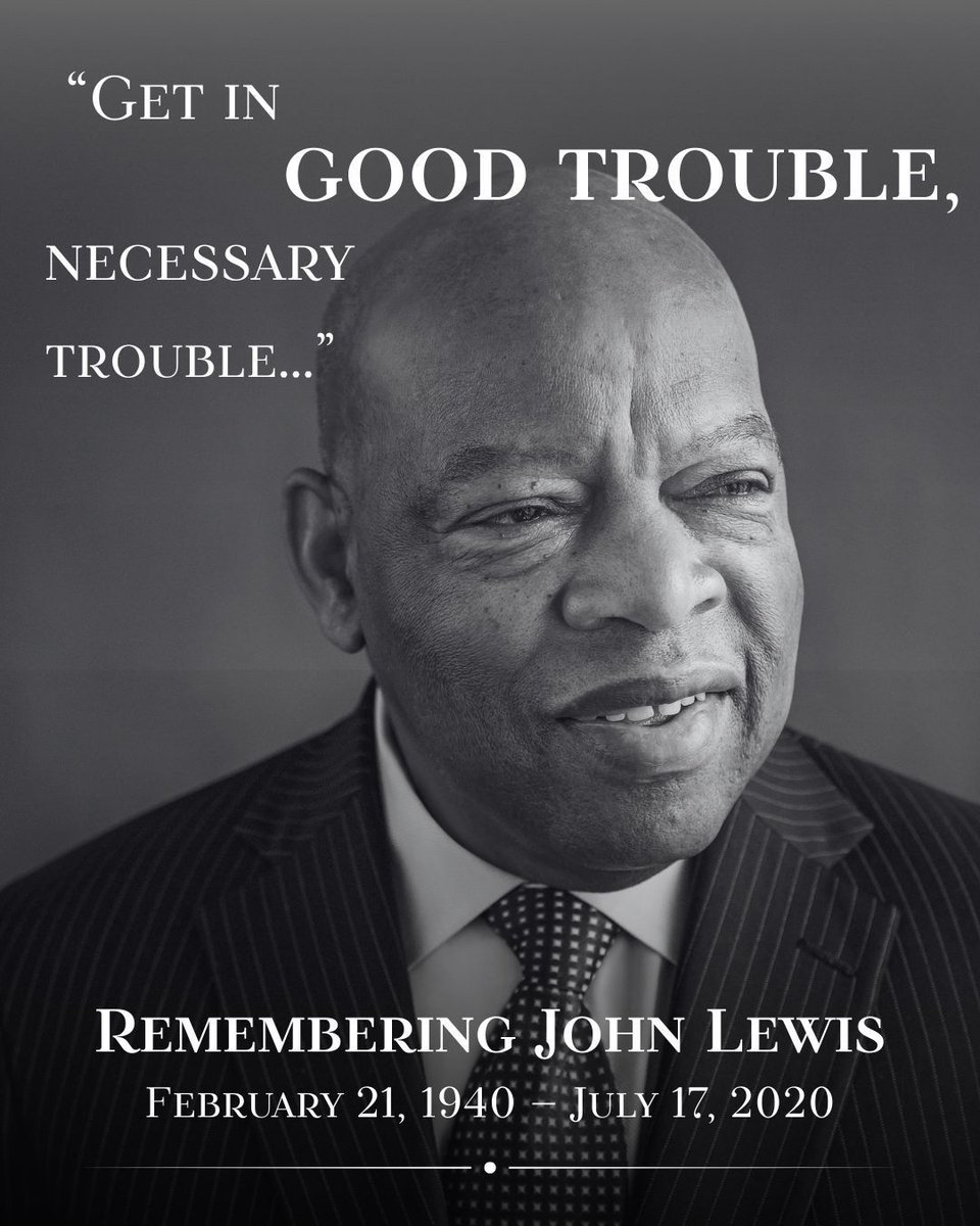 RepHoulahan's tweet image. John Lewis was a beacon of inspiration for speaking truth to power and making good trouble when necessary. It was an honor to serve with him. May his legacy continue to guide us all in the fight for a better, more just future for our nation.