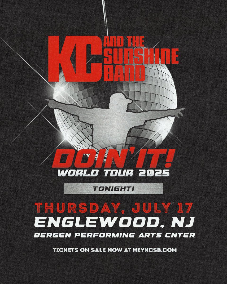 TONIGHT!! See you on the #DOINITWORLDTOUR in Englewood, NJ! heykcsb.com/pages/shows
