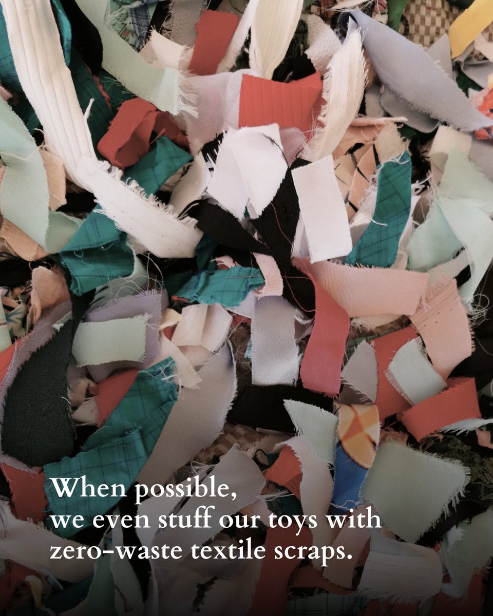 Toys that care for people &amp; the planet! 🌍 
Our range uses fabric offcuts and supports makers. 
Explore: wemakegood.ie #WeMakeGood #CircularDesign #SocialImpactToys #ZeroWaste #EthicalToys #IrishMade #RewildYourPlayroom #ToyStoryWithPurposec