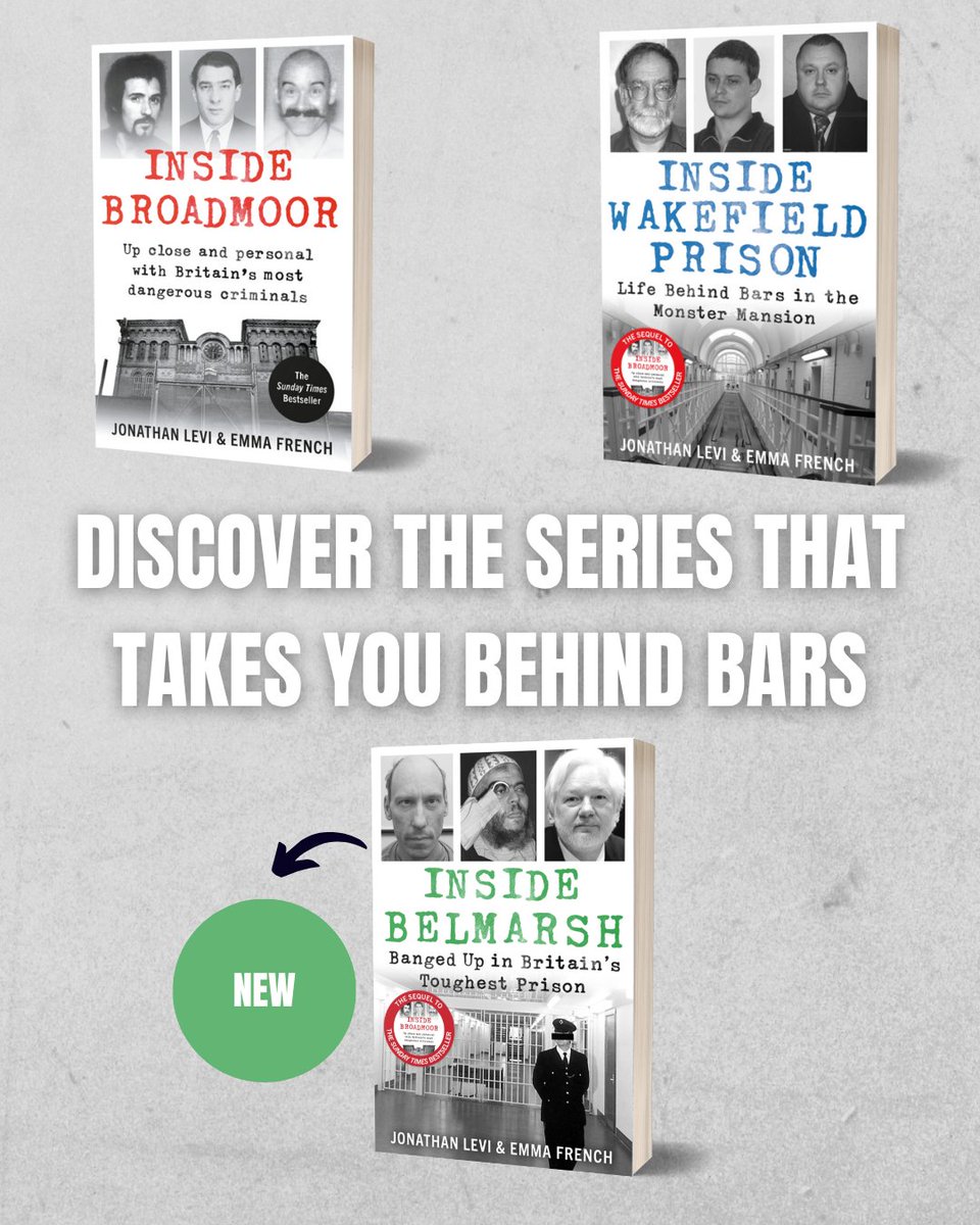 BlinkPublishing's tweet image. 🔍 Discover the Inside... series – the true crime phenomenon gripping the nation.

Step behind bars and uncover the shocking truths of the UK’s most infamous prisons.