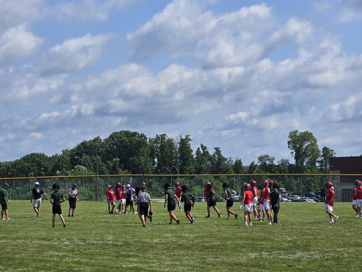Bill Beckner (@billbeckner) on Twitter photo At Hempfield, a new site, for the 14th Westmoreland County Coaches Association 7-on-7 football championship.
Penn-Trafford is the defending champion.
16 teams are here. Hempfield and Latrobe each have 2 teams.
<a href="/county_coaches/">Westmoreland County Coaches Association</a> <a href="/TribLiveHSSN/">TribLive HSSN</a> #wcca At Hempfield, a new site, for the 14th Westmoreland County Coaches Association 7-on-7 football championship.
Penn-Trafford is the defending champion.
16 teams are here. Hempfield and Latrobe each have 2 teams.
<a href="/county_coaches/">Westmoreland County Coaches Association</a> <a href="/TribLiveHSSN/">TribLive HSSN</a> #wcca
