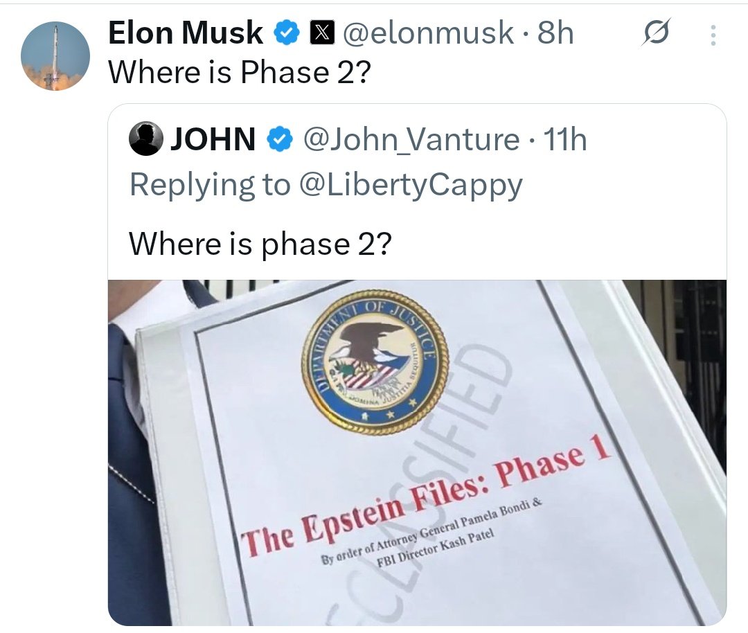 If you are posting about the Epstein files, you fell for the psyop.
