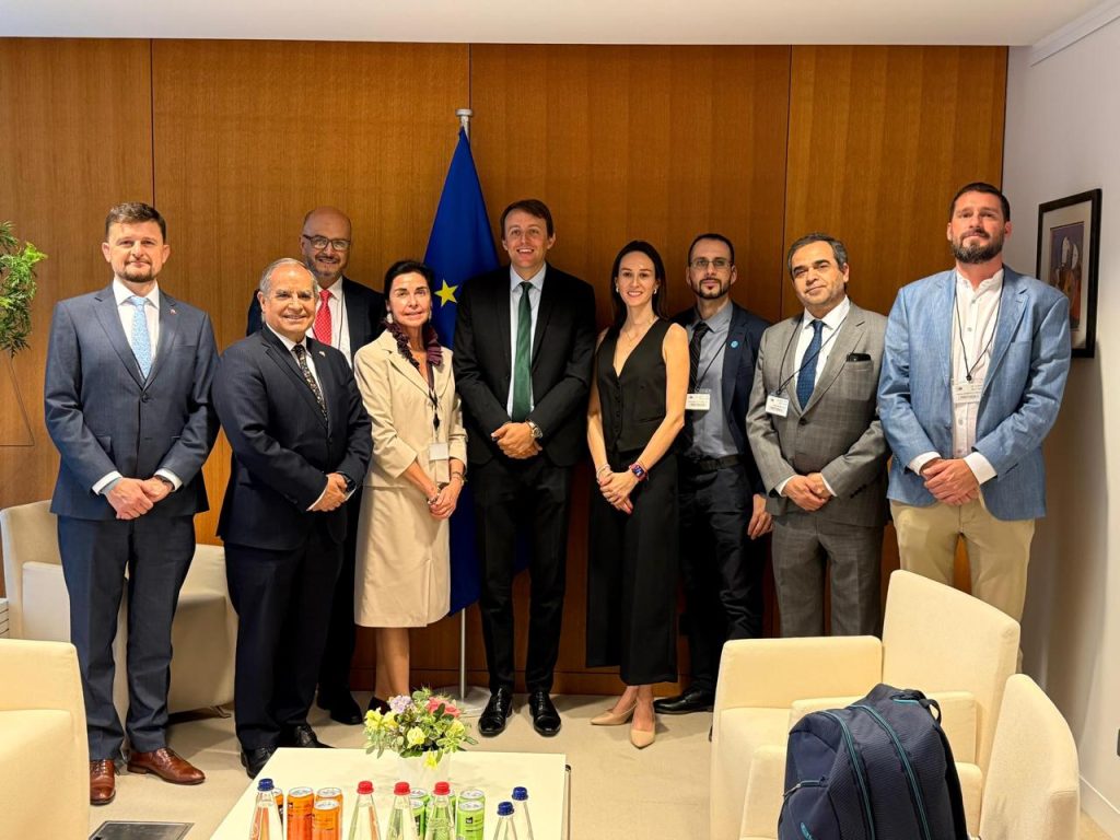 El pasado 9 de julio, se celebró la 29ª Reunión de la Comisión Parlamentaria Mixta Chile-UE en la sede del Parlamento Europeo en Estrasburgo; primera bajo la aplicación provisional del Acuerdo Marco Avanzado Chile-UE (AMA). 🇨🇱 🇪🇺

Para más informaciones: chile.gob.cl/ue/noticias/se…