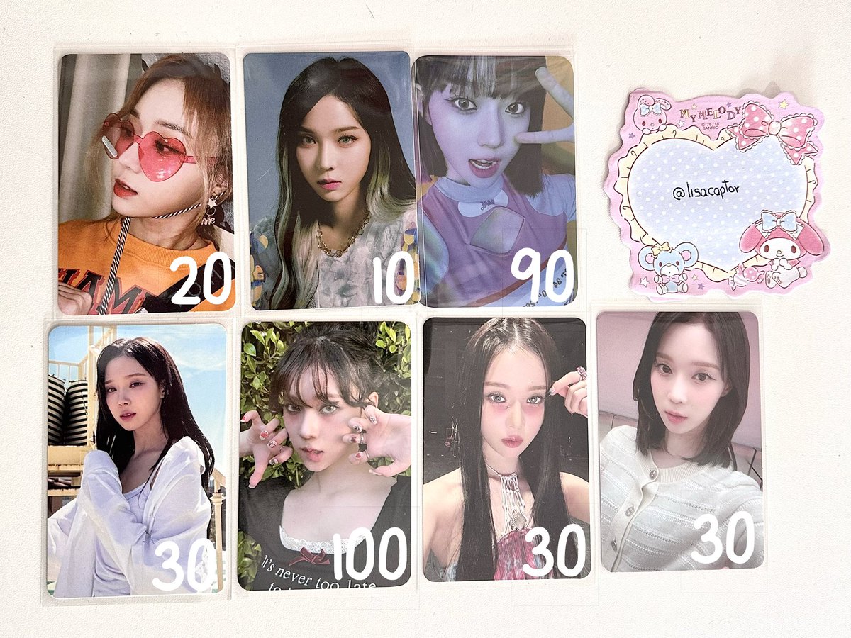 lisacaptor's tweet image. vendo | venda
winter aespa photocards
★ valores na imagem
★ frete a ser calculado
★ feedbacks no ig ppeucard