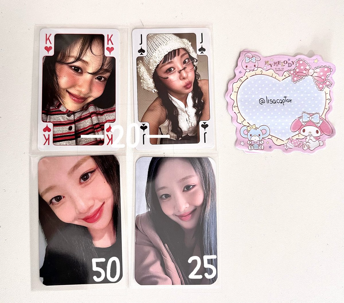 lisacaptor's tweet image. vendo | venda
yves photocards
★ valores na imagem
★ frete a ser calculado
★ feedbacks no ig ppeucard