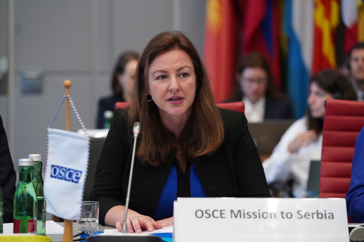 SwitzerlandOSCE's tweet image. A warm welcome to the #PC Carolina Hidea and 🙏 for the report on the activities of @OSCE_Serbia. Its work for dialogue and trust building is essential and 🇨🇭 commends the team of the mission for their hard work.
📸OSCE/Ghada Hazim