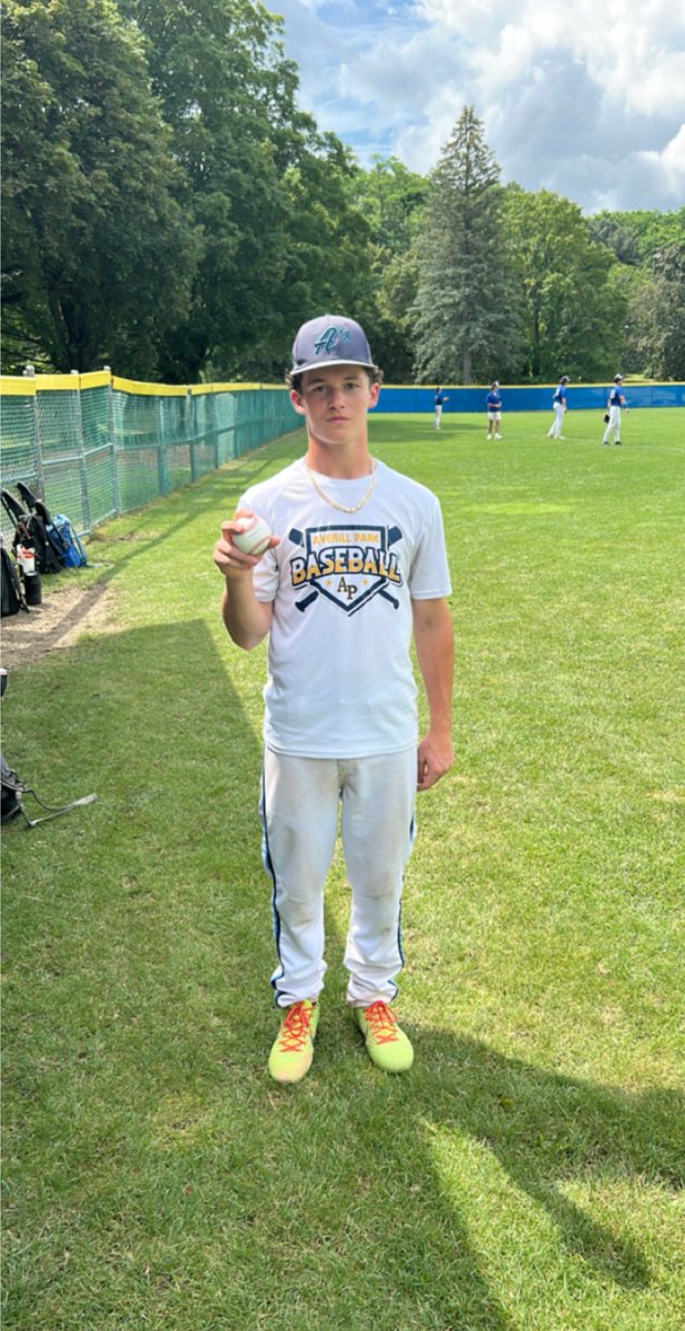 Central Park Diamond C Game 1 Final:
Top Level A’s 14U - 5
Brigade Baseball 14U - 1

Player of the Game:
#15 Mason Sansone
CG (6 IP) 2 H 0 ER 6 K 3 BB 
2-3 w/ 2 1Bs 1 RBI 1 R 1 SB

Threw a complete game shutout and had 2 of his teams 4 hits with game tying RBI in the 4th