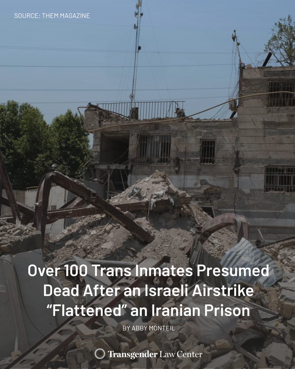 TransLawCenter's tweet image. At Transgender Law Center, we know that transphobia and Islamophobia are deeply connected forms of state violence. We mourn this unfathomable loss and stand in solidarity with trans communities in Iran and across the globe.