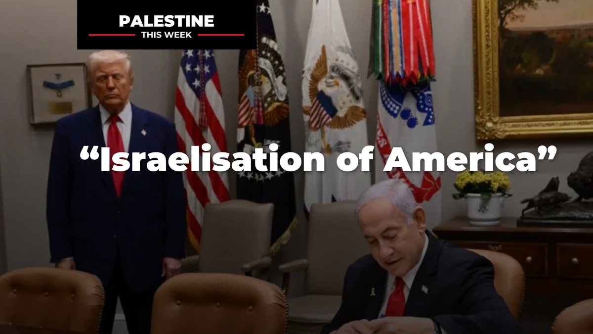 MiddleEastMnt's tweet image. “Israelisation of America” | Palestine This Week with @MouinRabbani and @Nasimbythedocks
WATCH OR LISTEN TO THE EPISODE
YouTube: youtu.be/szW-B14zqfI
Website: middleeastmonitor.com/20250717-israe…
Podcast: middleeastmonitor.com/20240130-podca…