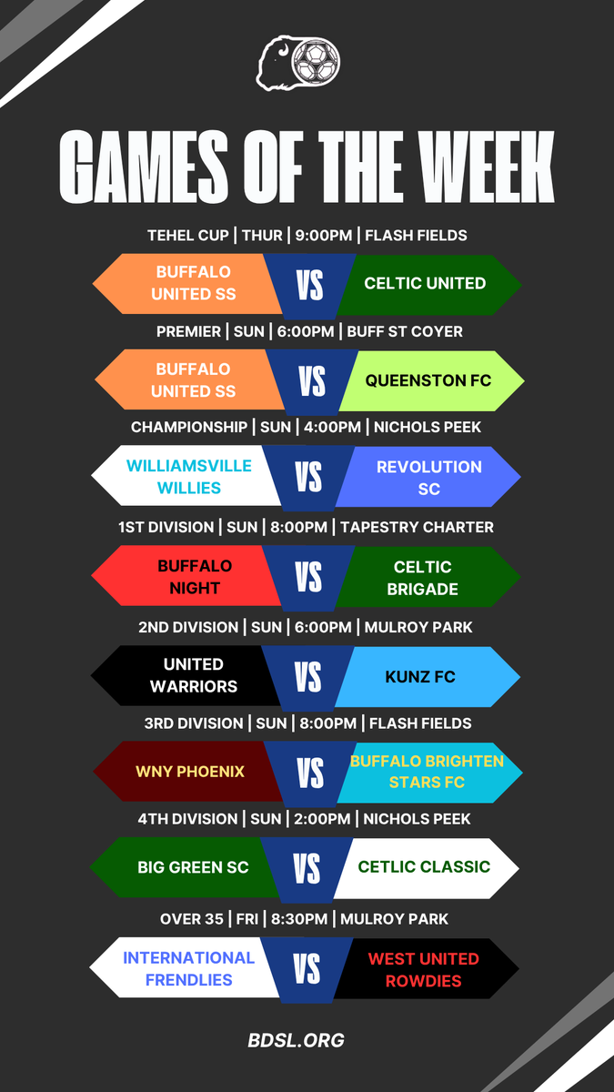 Match Week 11 Games of the Week
