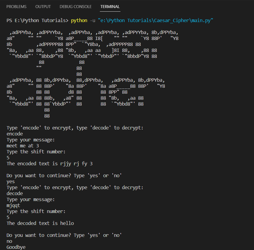SnehalSigdel2's tweet photo. 🚀 Day 8 of #100DaysOfCode – Python Pro Bootcamp
Learned about:
🔹 Function inputs
🔹 Positional vs keyword args
🔹 List .index() method
✅ Solved: Paint Area + Prime Checker
🔐 Built a Caesar Cipher tool using everything I’ve learned so far!
#Python #LearningToCode #CaesarCipher https://t.co/2SKsIa5GH8