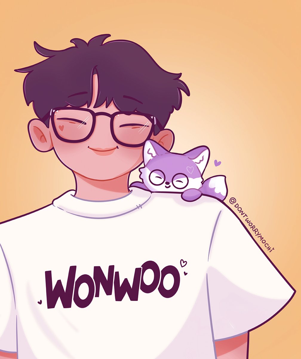 dontworrymochi's tweet image. happy birthday to this cutie!! #wonwoo ♥