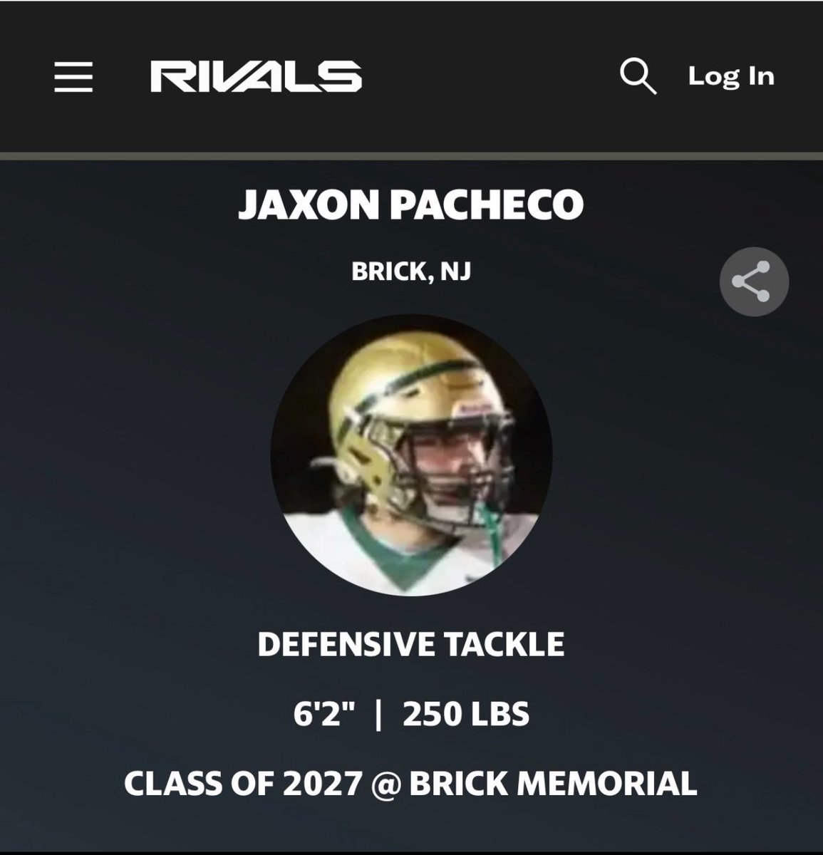 Jax2027's tweet image. Blessed to be featured on @Rivals
Grateful for the recognition — grinding every day to earn that update.
✅ 6’2 | 265 lbs
✅ 77” wingspan | 10.5” hands
✅ 5.1 40 | 4.7 shuttle | 8.7 broad (camp combine numbers – still improving)
✅ D1 interest growing
📍 Class of 2027 | DT |…
