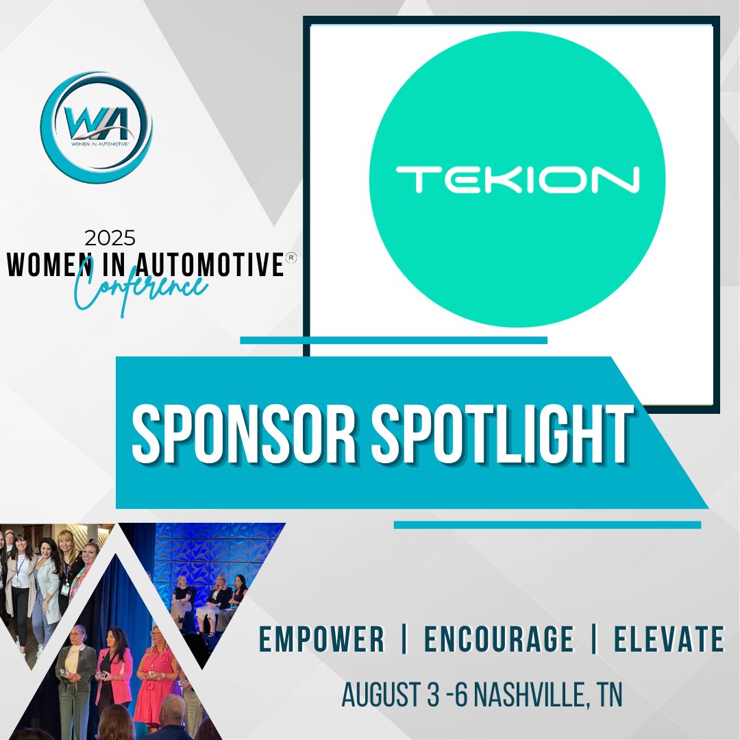 🌐 Cloud-based. AI-powered. Future-ready.
Proud to spotlight Tekion, a #WIA2025 sponsor building barrier-breaking business ecosystems for auto retail.
🔗 tekion.com
🎟️ Register → rebrand.ly/WIA2025

#WIA2025Sponsor
