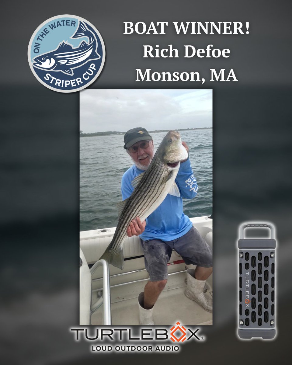 OnTheWaterMedia's tweet image. Learn more and signup at StriperCup.com

Check out this week&apos;s Striper Cup winners! These lucky anglers get to take home prizes from @TurtleboxAudio and @CostaSunglasses - all they had to do was submit up to 3 fish per week, where every inch = a chance to win!