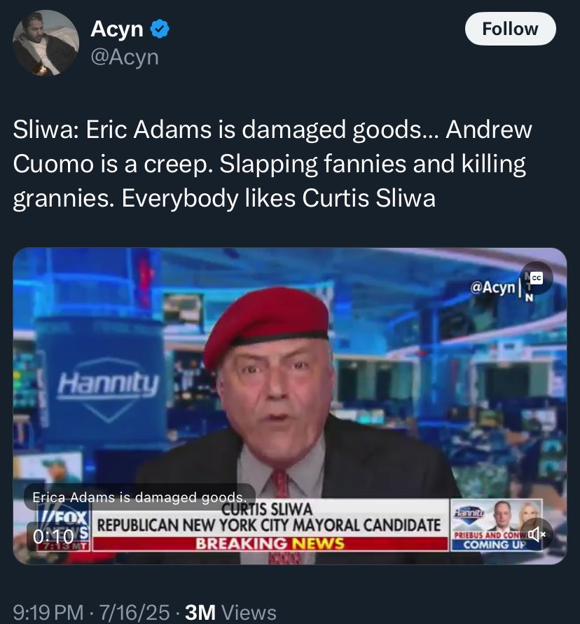 akarl_smith's tweet image. Which mayoral candidate dropped the hardest line of this race