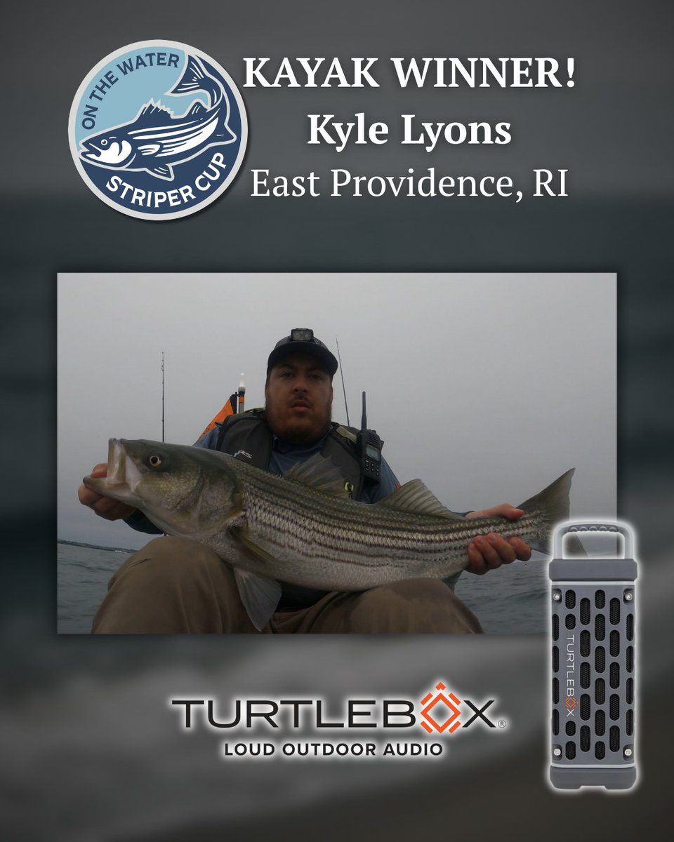 OnTheWaterMedia's tweet image. Learn more and signup at StriperCup.com

Check out this week&apos;s Striper Cup winners! These lucky anglers get to take home prizes from @TurtleboxAudio and @CostaSunglasses - all they had to do was submit up to 3 fish per week, where every inch = a chance to win!