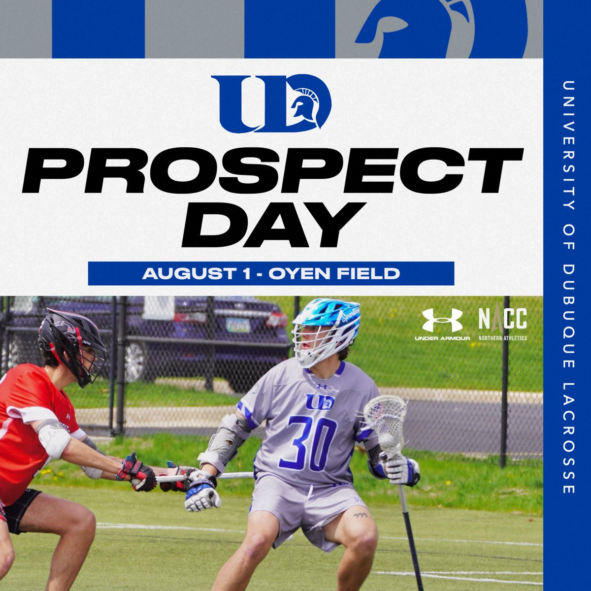 Openings for our summer prospect day on August 1 are filling up. If you’re a 2026-29 grad class player, make sure to secure your spot before it’s too late! 

Link in bio to register. 

#UDMLAX | #Spartans | #ODCTM